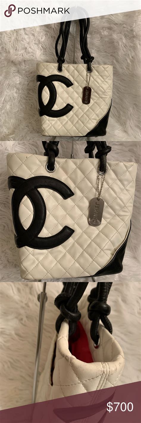 chanel black and white purse 10218184